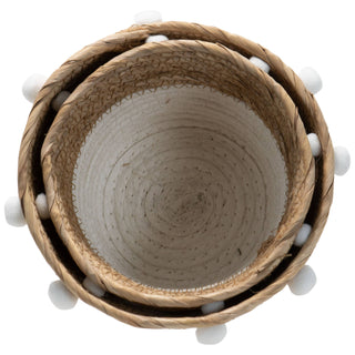 Set of 2 Copal Natural Baskets