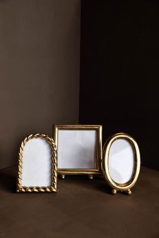 Brushed Brass Photo Frame
