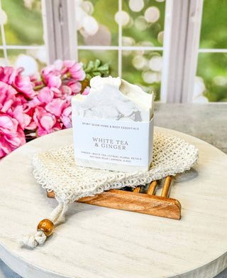 White Tea & Ginger - Handcrafted Artisan Soap Bar