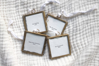 Blank Ornament, Mini Frame, Christmas Ornament