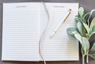 Words of Wisdom Journal for Wedding Guest Book