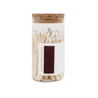 Medium Hearth Matches, White Tip