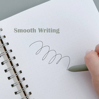 Smooth Retractable Black Ink Gel Pens 0.5mm