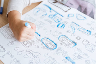 Silicone Reusable Coloring Placemat