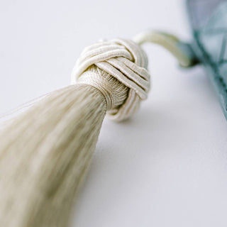 Ivory and Gold Heirloom Scissors with Case -  Dusk Blue