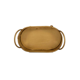 Faye Boho Rounded Brass Mini Planter With Ball Feet Metal
