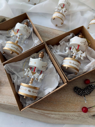 Carousel Ornament, Christmas Tree Ornament, New Year Gifts