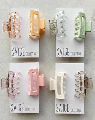 Mini Double Hair Claw Clips