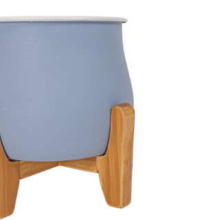 Belle Footed Planter Blue
