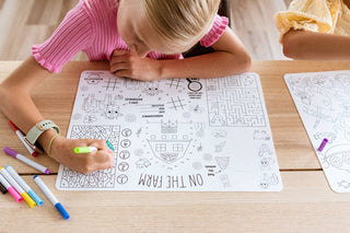 Silicone Reusable Coloring Placemat