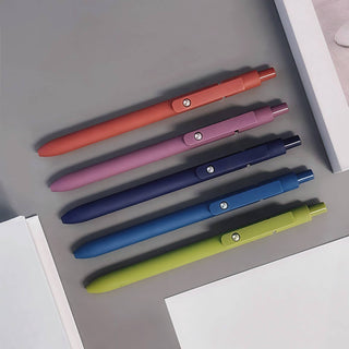 Smooth Retractable Black Ink Gel Pens 0.5mm