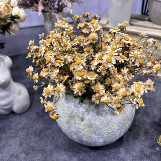 13''T Faux Daisies Floral Bunch, Dried Look Autumn Daisies