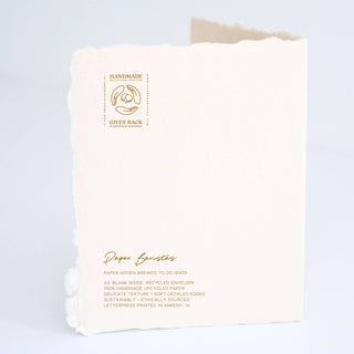 For the Lovebirds | Eco-Friendly Wedding Greeting Card