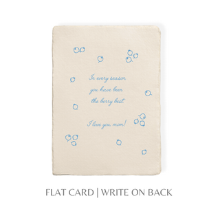 Berry Best Mom | Eco-Friendly Mother's Day Greeting Card