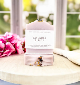 Lavender and Sage - Handcrafted Artisan Soap Bar