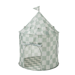 Kids Play Tent Castle with Recycled Fabric - Prints