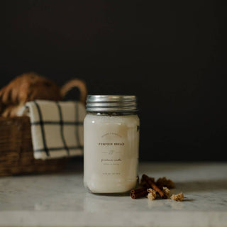 Pumpkin Bread - Soy Wax Mason Jar Candle