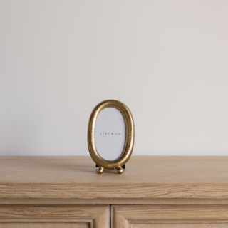 Brushed Brass Photo Frame
