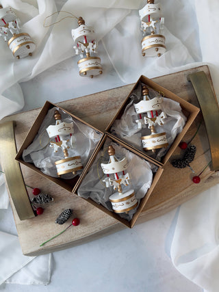 Carousel Ornament, Christmas Tree Ornament, New Year Gifts