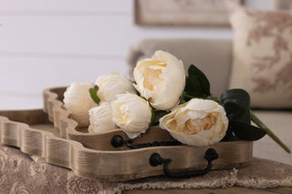 Trays - Scalloped Natural Wood