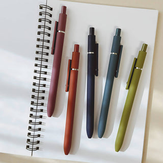 Smooth Retractable Black Ink Gel Pens 0.5mm