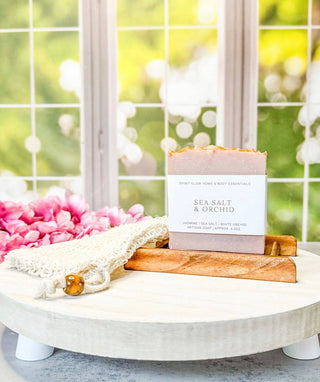 Sea Salt & Orchid- Handcrafted Artisan Soap Bar