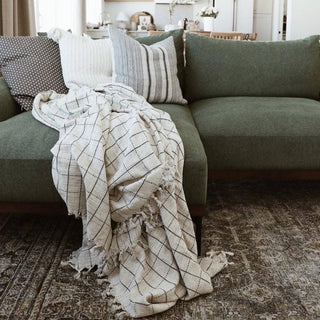 Naz | 100% Turkish Cotton XL Throw Blanket