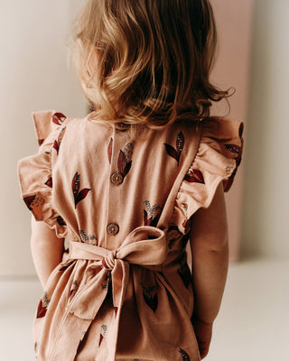 Flutter Long Romper- Lily of the Valley