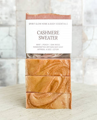 Cashmere Sweater- Handcrafted Artisan Soap Bar