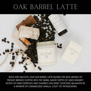 OAK BARREL LATTE | FALL| 8 OZ CANDLES