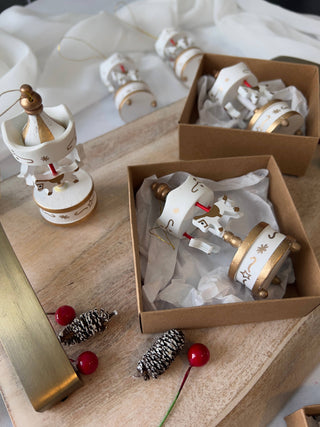 Carousel Ornament, Christmas Tree Ornament, New Year Gifts