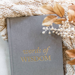 Words of Wisdom Journal for Wedding Guest Book