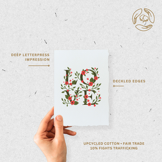 Floral Love Valentine's Day | Eco-Friendly Greeting Card