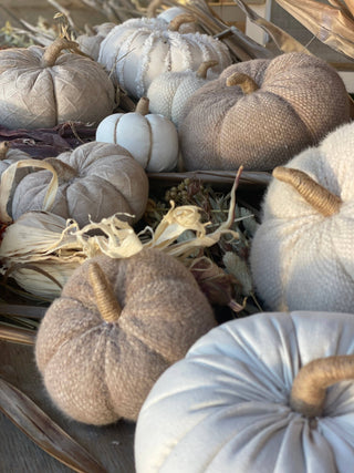 CF-3130 - Med. Tan Fuzzy Fall Fabric Pumpkin