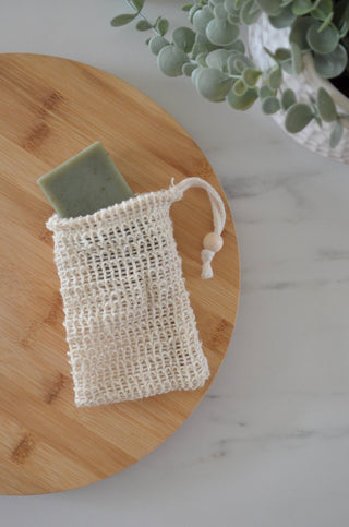 Biodegradable Natural Sisal Soap Saver Pouch | Eco Friendly