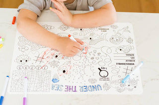 Silicone Reusable Coloring Placemat