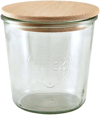 Weck Mold Jar 580ml with Beechwood Lid