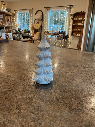 Mini Cement Christmas Trees