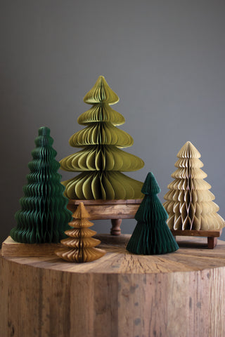 Paper Accordion Christmas Trees