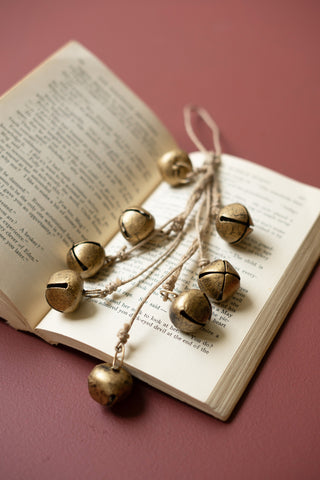 Jingle Bell Bunch on a Jute Rope