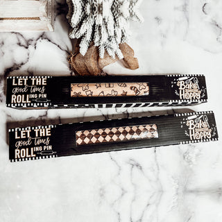 Wood Rolling Pins for Cookies & Baking Gift, Holiday Kitchen