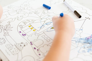 Silicone Reusable Coloring Placemat