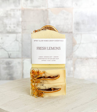 Fresh Lemons - Handcrafted Artisan Soap Bar