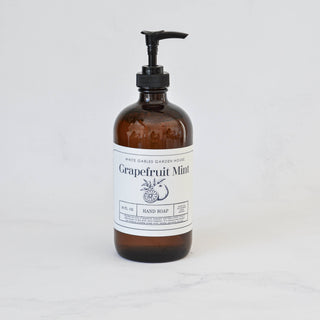Glass Jar Liquid Hand Soap 16 oz. | Made In USA