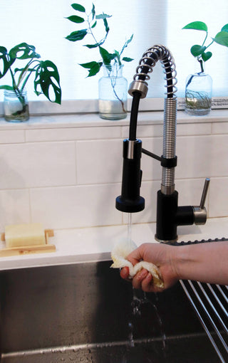 Loofah Dish Sponge: Single Layer 3-Pack