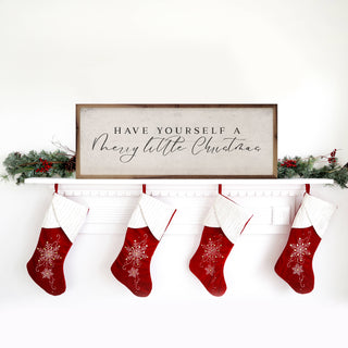 Merry Little Christmas White