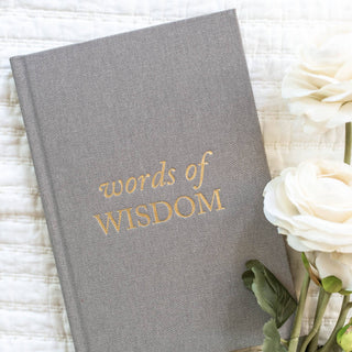 Words of Wisdom Journal for Wedding Guest Book