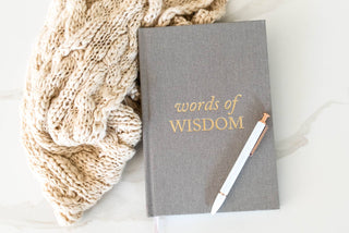 Words of Wisdom Journal for Wedding Guest Book