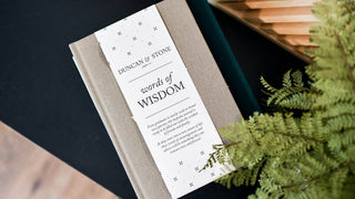 Words of Wisdom Journal for Wedding Guest Book