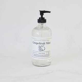 Glass Jar Liquid Hand Soap 16 oz. | Made In USA